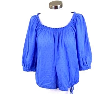 CALVIN KLEIN BLUE TOP